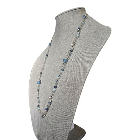 Serene Shores Double Strand Beaded Necklace (NWOT) - Picture 6 of 16